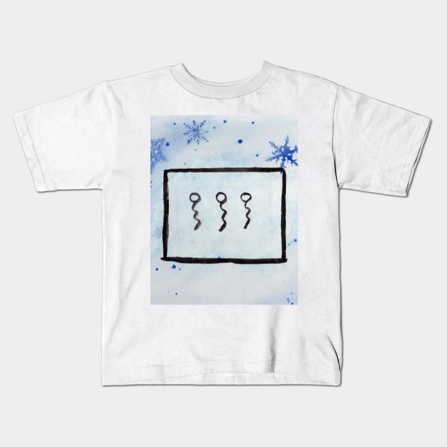 Winter Kids T-Shirt by lindaursin